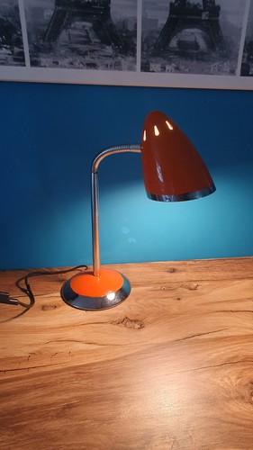 Lampe chevet bureau orange - lampe,