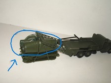 DINKY TOYS,  2 canots D'ORIGINE pour le camion pont brockway militaire F