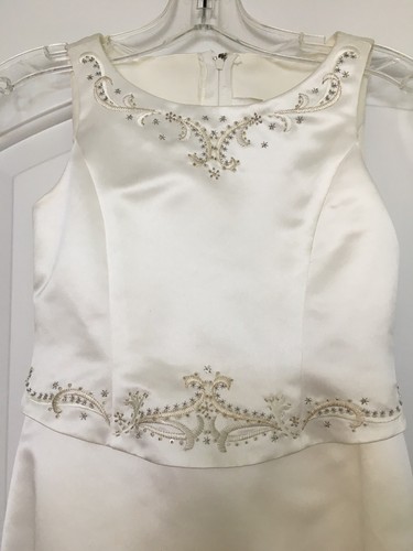 White satin first communion - communion, or