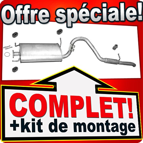 Silencieux arriere pour - silencieux,
