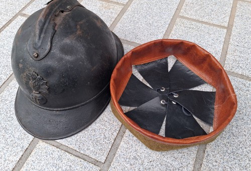 Ww1 coiffe intérieure - intérieure, cuirs