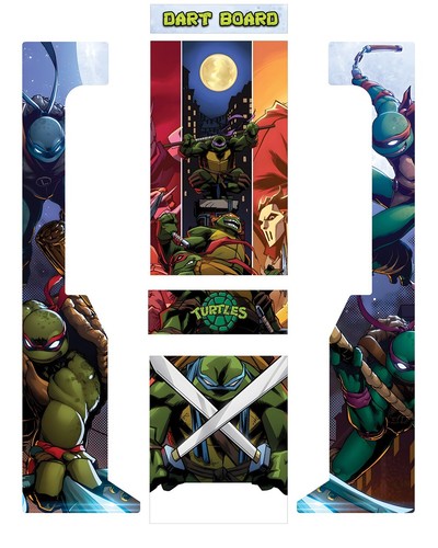 Stickers dartcab tmnt tortue - stickers,