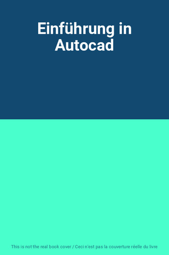 Einführung autocad - einführung, in