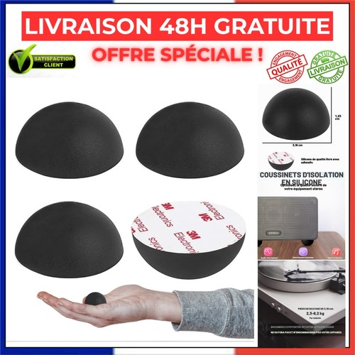 Coussinets isolation enceintes
