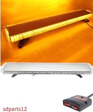 Barre Rampe LED Amber Lumineuse Stroboscopique Éclairage Sécurité 12-24V 139cm