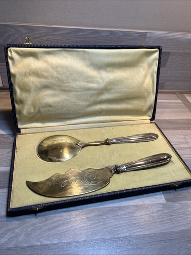 Couvert dessert argent et - a,