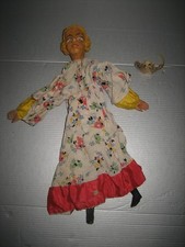 Ancienne Marionnette Théatre Lyonnais Guignol..  Bois & Carton Bouilli
