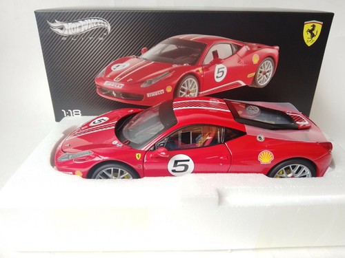 Hot wheels elite ferrari 458 - hot,