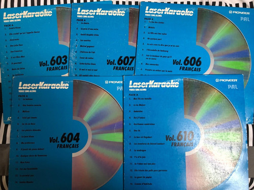 Laserdiscs karaoke 603 - laserdiscs,