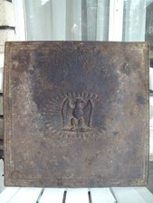 Ancienne plaque de cheminée