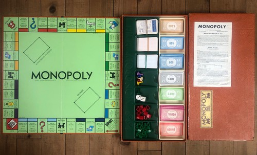 Ancien jeu monopoly - ancien, classique