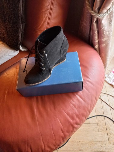 Bottines daim casual - en,