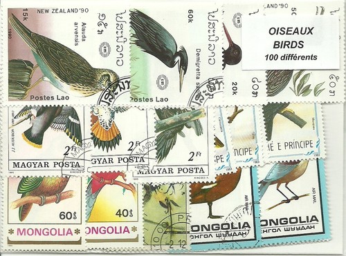 Lot 100 timbres thematique - , "