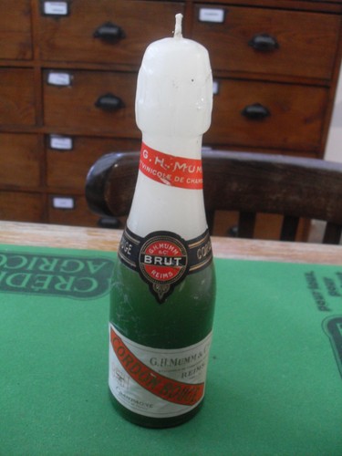 Ancienne bougie publicitaire - ancienne,