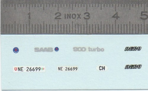 Décalcomanie saab 900 turbo - saab,