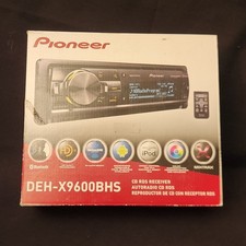 Pioneer DEH-X9600BHS Bluetooth Cd Player Receiver Stereo Deck Rare 