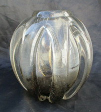 Vase Schneider verre fumé