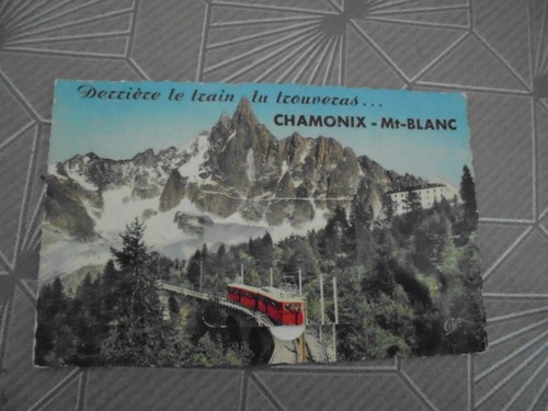Chamonix ancienne carte - chamonix,