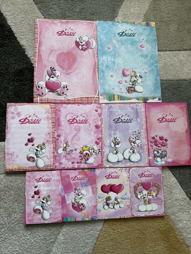 Lot feuilles collection - de, 19