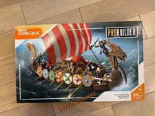 Mega Construx FPH88 PROBUILDER VIKING LONGSHIP RAID Building Collector Set Rare
