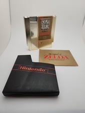 Nintendo NES Legend Of Zelda Gold Original With Game Maps Manual Sleeve 1985