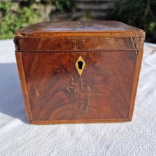 Coffret Ancien Bois D'acajou