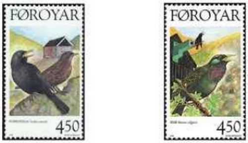 Timbres oiseaux féroé - oiseaux,