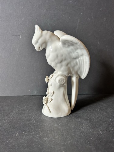 Cacatoès céramique blanche - cacatoès,