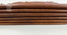 Cognac Marron Antique Rustique Cuir Agneau 2 skins Total 15sqf 0.9mm #C3630