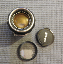 OBJECTIF NIKON NIKKOR -S AUTO F=50mm OUVERTURE 1:1.4 MONTURE MODIFIÉ AI BON ÉTAT