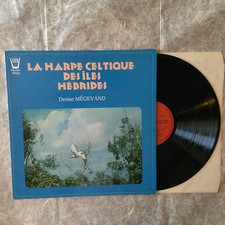 DENISE MEGEVAND 12" VINYL LP THE CELTIC HARP OF THE HEBRIDES ISLANDS ARN 33 351 FOLK