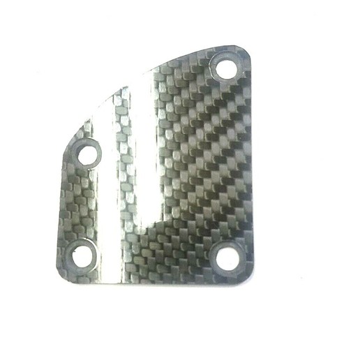 Carbon fiber gloss neckplate - fiber,