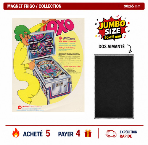Magnet frigo oxo 90x65 - magnet,