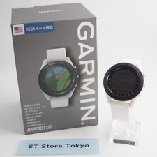 Montre de golf Garmin Approach S60 blanche montre connectée GPS d'occasion 01...