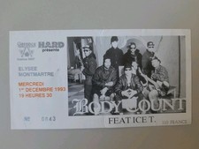 billet place ticket de concert