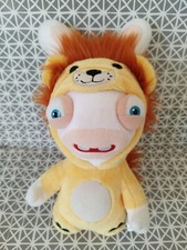 Peluche lapin crétin déguisé en lion 25 cm Gipsy