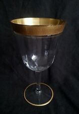 Antique etched gilt rim