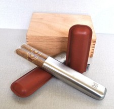 2 ETUIS ALLYA pour 2 CIGARES