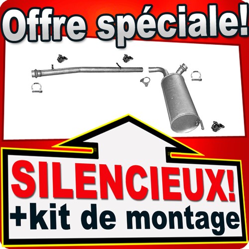 Silencieux intermédiaire pour - silencieux,