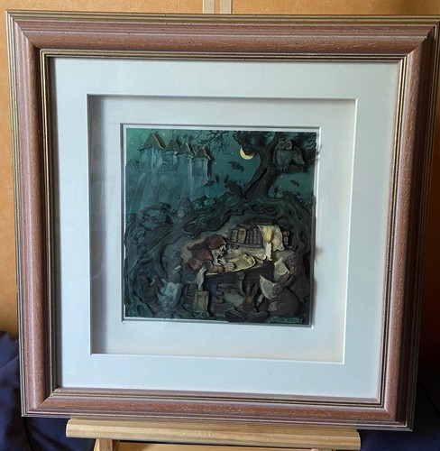 Anton pieck diorama shadow - pieck, 3d