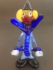 STUNNING MURANO Art GLASS Italian CLOWN Very UNIQUE
