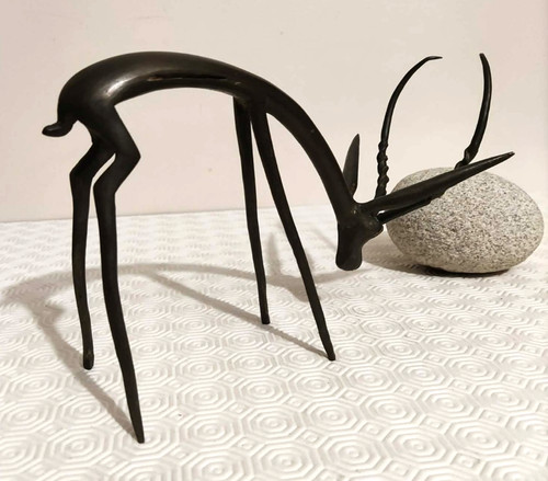 Antilope bronze vintage - antilope, –