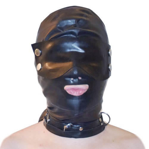 Masque latex avec bâillons - en,