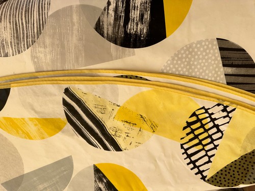 Nappe toile ciree ronde - toile,