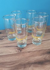 Lot 6 anciens verres Brasserie