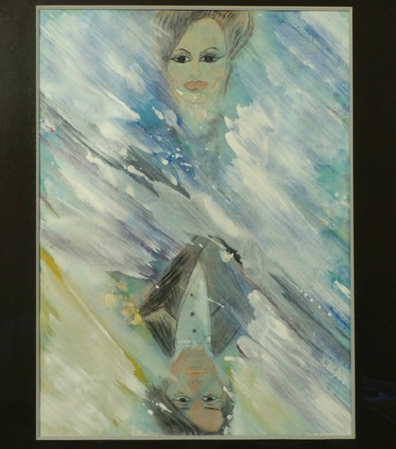 Grand tableau aquarelle