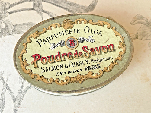 Ancienne boîte poudre - boîte, de