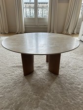 Table basse travertin et