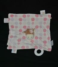 Doudou plat vache Lola blanc