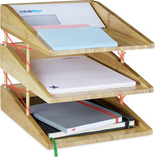 Étagère en bambou Relaxdays